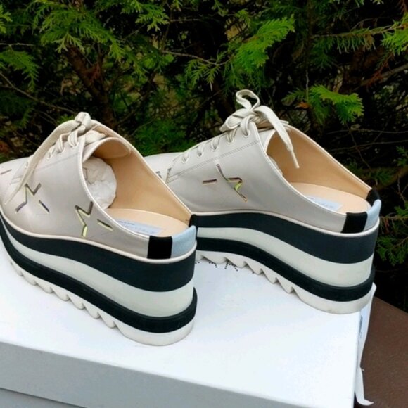 Stella McCartney Star Platform Wedge Mules - EUC - Picture 9 of 12